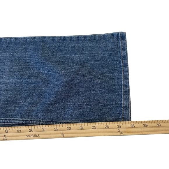 Motherhood Maternity Jeans Petite Medium Stretch Bootcut Below Belly Band Denim - Picture 8 of 12